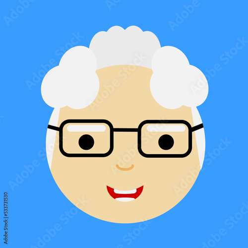 Avatar of Grandma with Glasses On