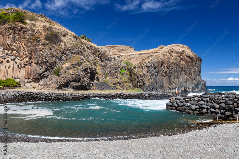 Beach, Faial, Madeira,  Portugal, Europe