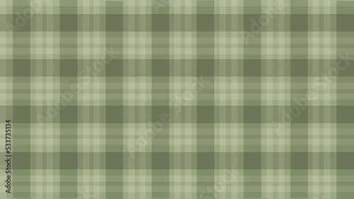 Green plaid background flannel texture vector illustration.