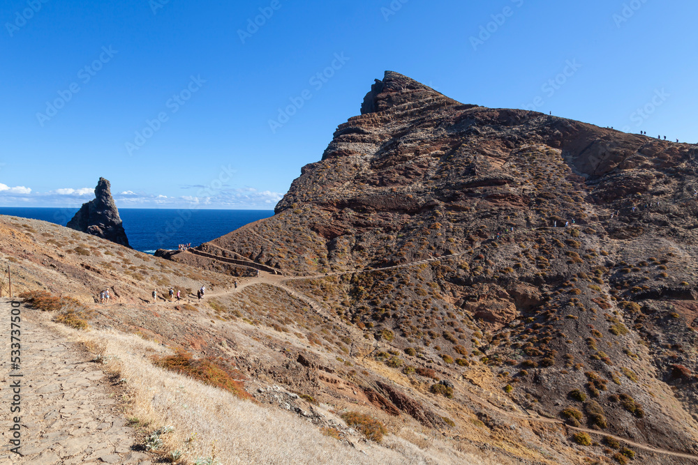 São Lourenço, volcanic peninsula rocky coast cliffs, Ponta de San Lorenzo, Madeira, Portugal, Europe São Lourenço, volcanic peninsula rocky coast cliffs, Ponta de San Lorenzo, Madeira, Portugal, Europe