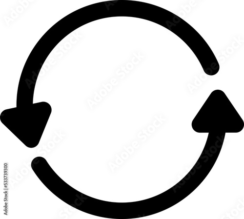 recycle vector design illustration isolated on transparent background