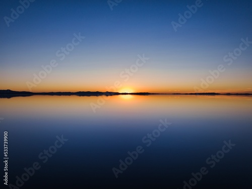 Sunset over water – Great Salt Lake