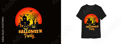  Halloween T-Shirt Halloween Vampire Costume T-Shirt Funny Halloween Party T-Shirt photo