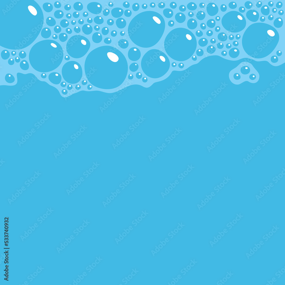 Vector background with soap foam pattern, place for text Vector background with soap foam pattern, place for text