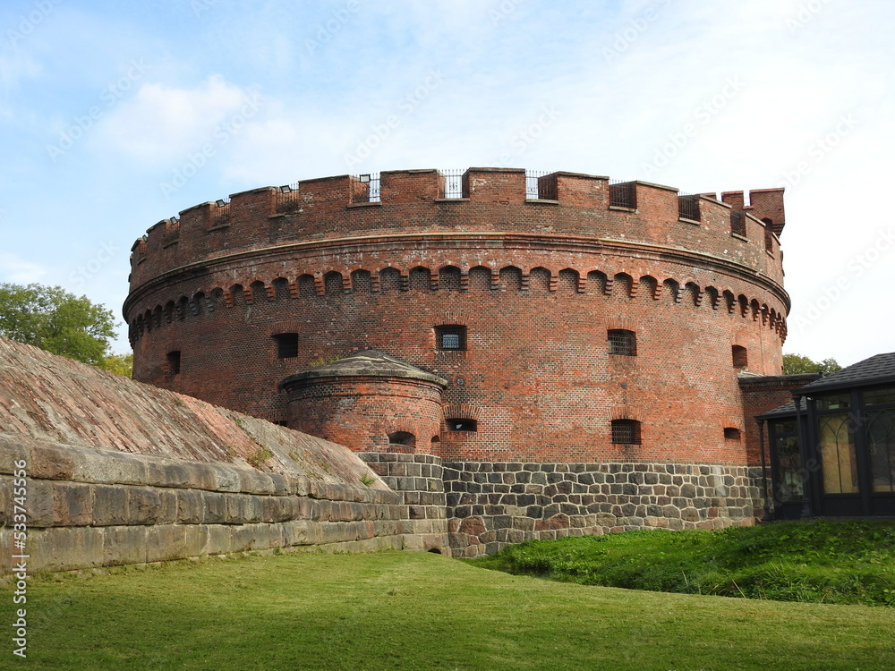 tower of castle of old konigsberg (modern kaliningrad, russia)