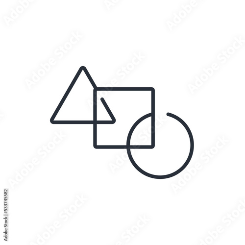 shapes icons  symbol vector elements for infographic web