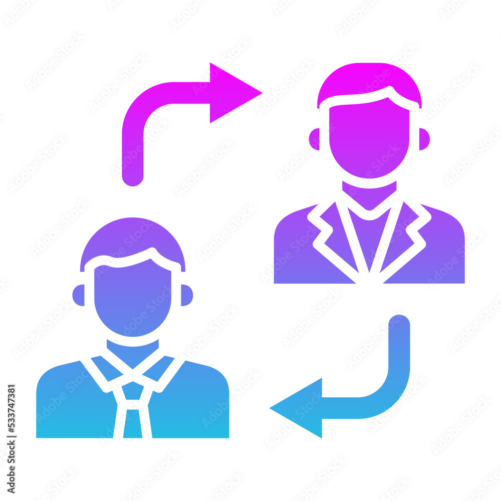 Change Glyph Gradient Icon Change Glyph Gradient Icon