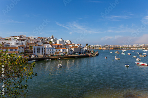 View of the village of Ferragudo