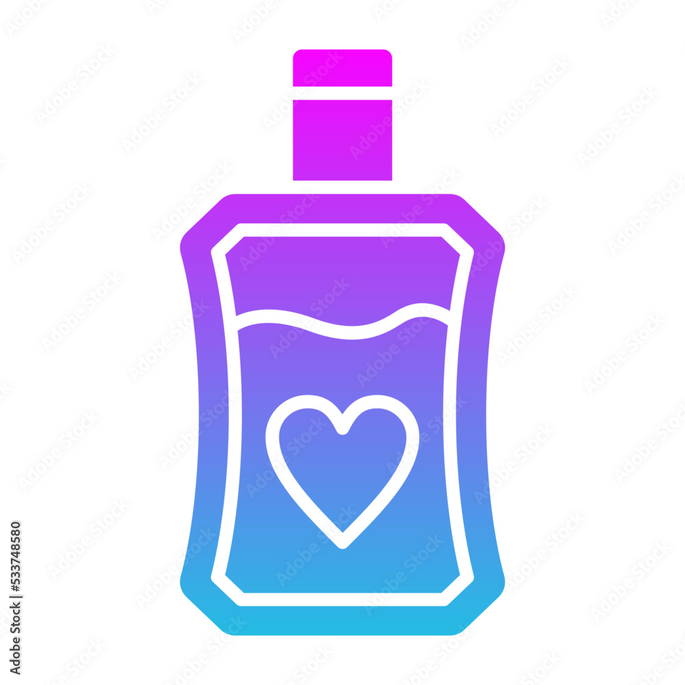 Perfume Glyph Gradient Icon