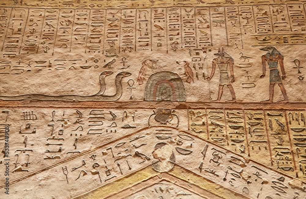 Fototapeta premium The Tomb of Ramesses III in Valley of the Kings
