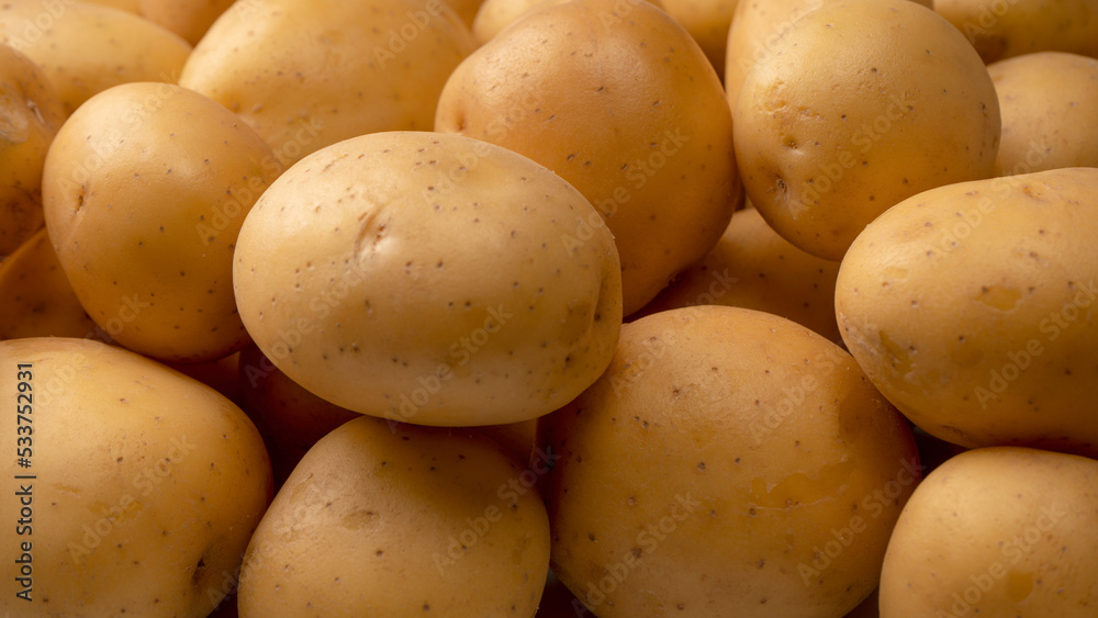 A group of fresh tasty potato as background. A group of fresh tasty potato as background.