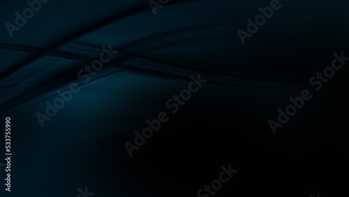 abstract dark blue background with smooth shining lines