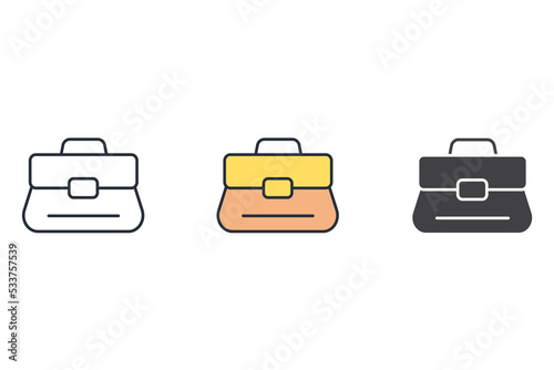 first aid kit icons  symbol vector elements for infographic web