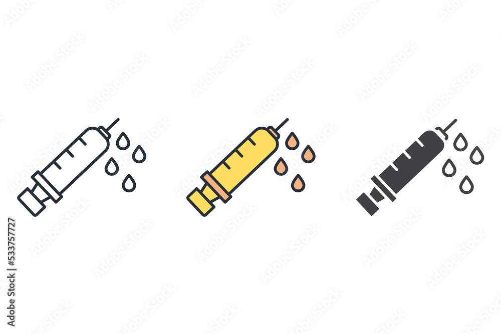 vaccine icons symbol vector elements for infographic web vaccine icons symbol vector elements for infographic web