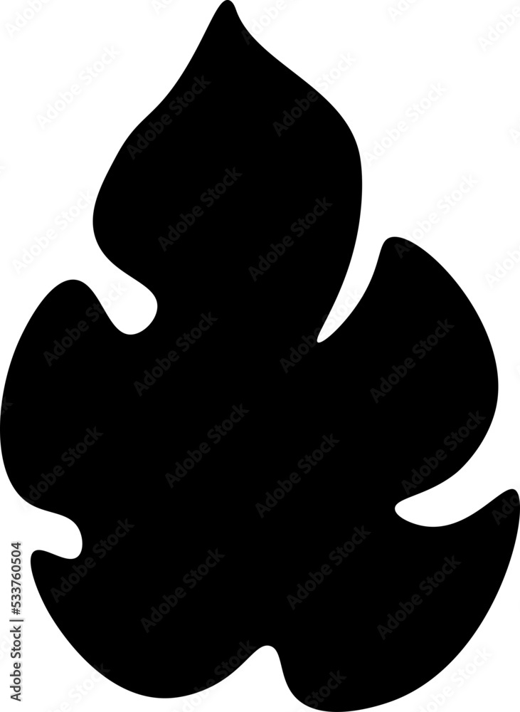 monstera leaf vector design illustration isolated on transparent background monstera leaf vector design illustration isolated on transparent background