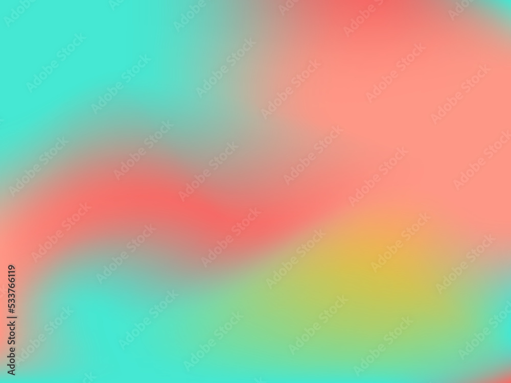 Obraz premium Modern trendy design. Blurred background. Creative colorful flyer.