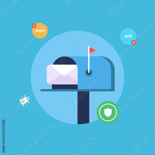 email protection from virus attacks, spamming, and advertisements