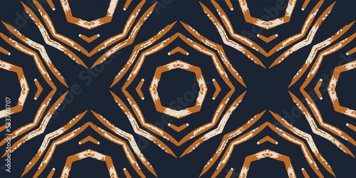 Folk Vector Floral Tile. Indigo Graphic Wallpaper. Apparel Hippie Geometric. Blue Design Hand drawn. Blue Abstract Artwork. African Tapestry. Carpet Bohemian Trendy.