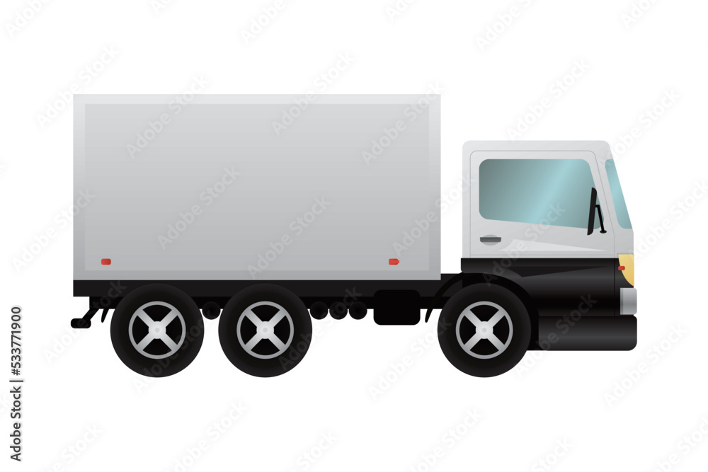 truck mockup design