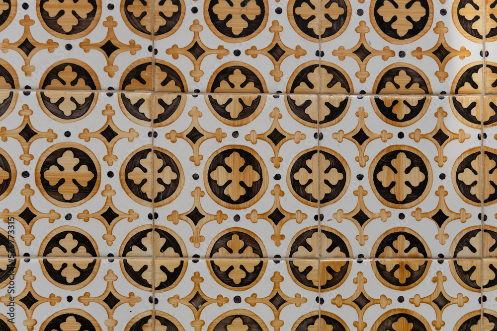Φωτογραφία Lissabon - Portugal: Azulejos - Kacheln in verschiedenem Dekor