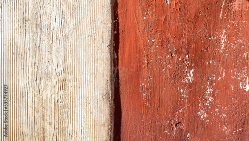Concrete and painted stone texture, copy space photo