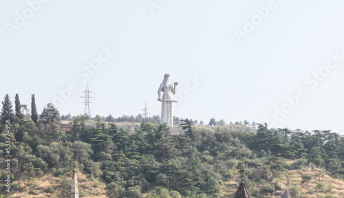 Panoramic view of Tblisi, Georgia, in the heart of eastern Europe