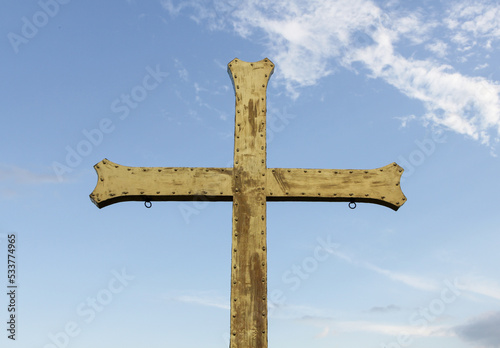 Christian orthodox cross in Georgia, Europe