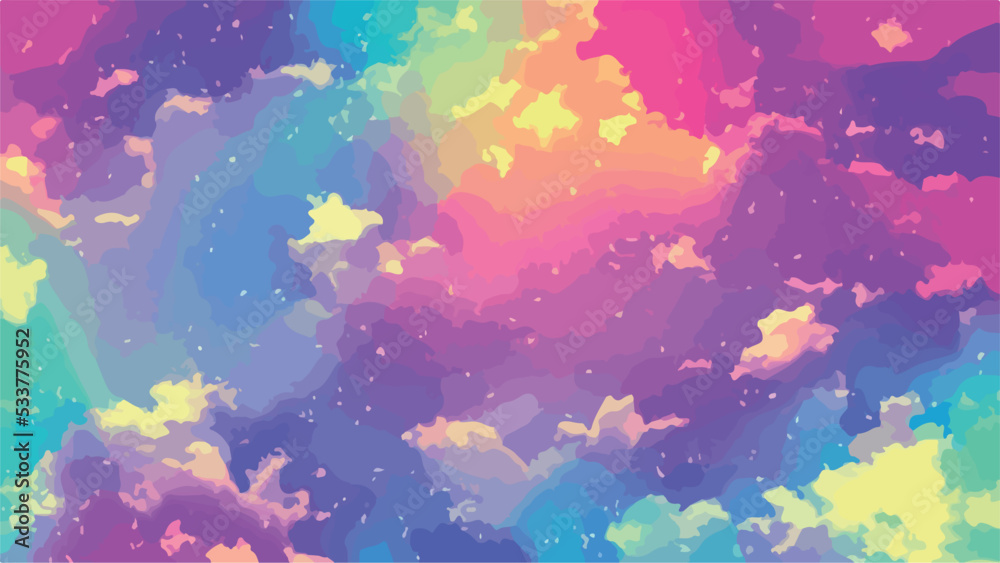 Abstract blurred gradient. Colorful clouds wallpaper Abstract blurred gradient. Colorful clouds wallpaper