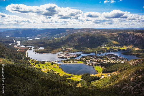 Byglandsfjord Panoramic View photo