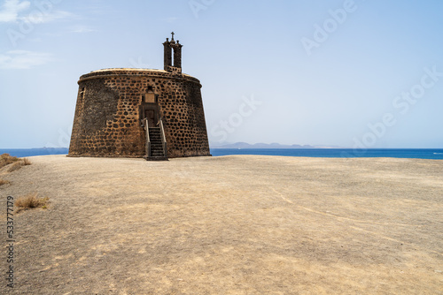 Castillo de las Coloradas (Castillo de San Marcial de Rubicon de Femes). Playa Blanca. Lanzarote. Canary Islands. Spain. photo