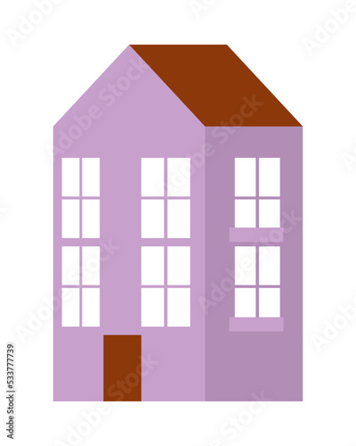 three floors house