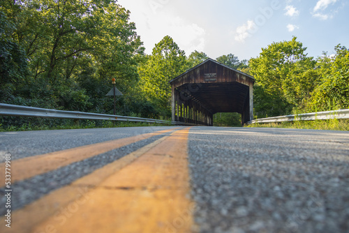 1982 Corwin M. Nixon covered bridge, Ohio photo