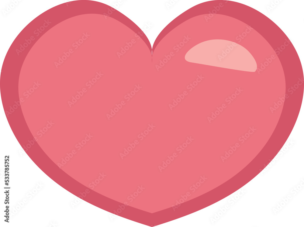 cute heart icon sign symbol with red color cute heart icon sign symbol with red color