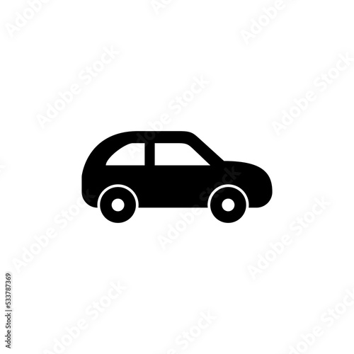 Car icon vector for web and mobile app. car sign and symbol. small sedan