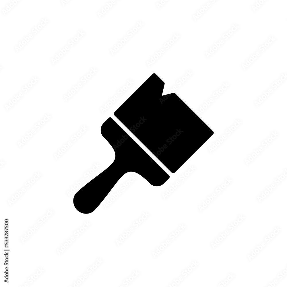 Paint icon vector for web and mobile app. paint brush sign and symbol. paint roller icon vector Paint icon vector for web and mobile app. paint brush sign and symbol. paint roller icon vector