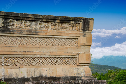 Archeaological site of Mitla, in Oaxaca, Mexico photo