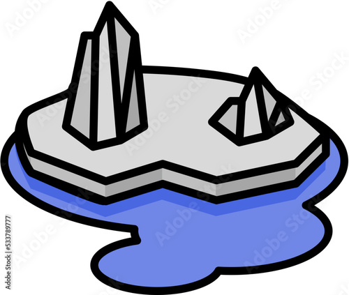 ice breaking icon