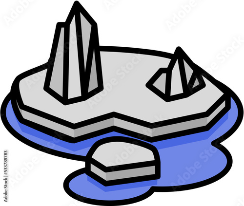 ice breaking icon