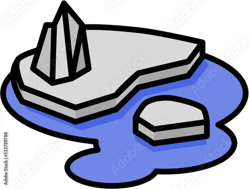 ice breaking icon