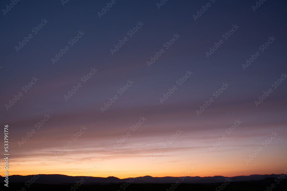 Obraz premium 夕暮れの美しい空 