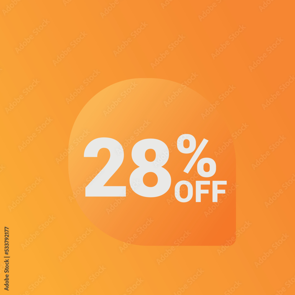 28% off Sale banner offer ad discount promotion vector banner. price discount offer. season sale promo sticker colorful background 28% off Sale banner offer ad discount promotion vector banner. price discount offer. season sale promo sticker colorful background