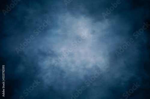 photo background for portrait, blue color paint texture