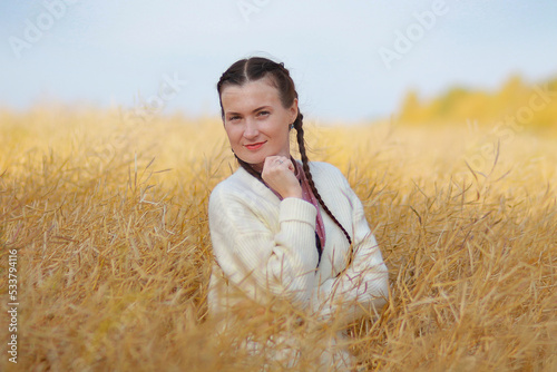 girl in the field