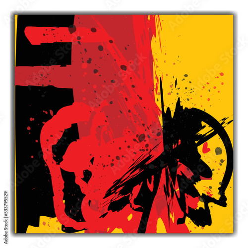 Colorful abstract painting background, surrealism painting