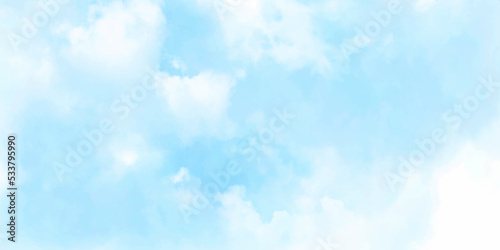Natural sky beautiful blue and white texture background