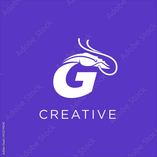 Shrimp logo. Isolated shrimp on white background. Prawns