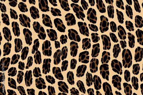 animal skin leopard seamless pattern design. Jaguar  leopard  cheetah  panther fur. Seamless camouflage background for fabric  textile  design  cover  wrapping.