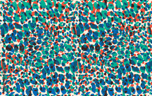 funny multicolor pattern of cheetah skin, perfect for textiles and decoration