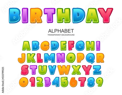 colorful alphabet letters