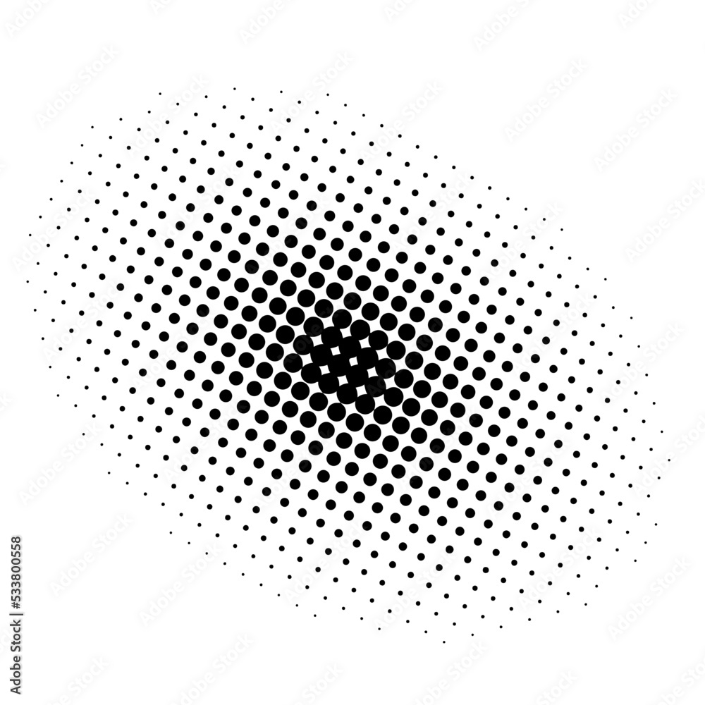 halftone dots comic pattern